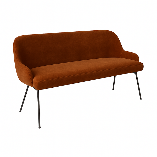 Bancheta catifea SASHA culoare ROSCAT