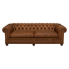 Canapea chesterfield GYMA piele MARO