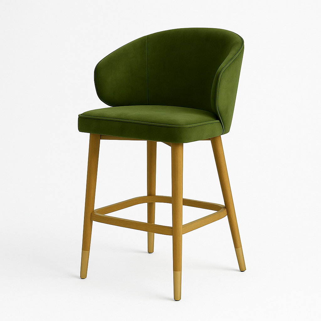 Scaun bar catifea | model CAPRICE