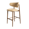Scaun bar catifea BEJ | model OLE
