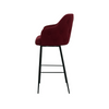 Scaun bar catifea BORDO | model TEONA