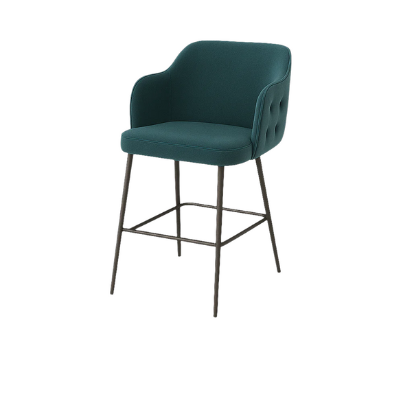 Scaun bar catifea TURCOAZ | model TEONA