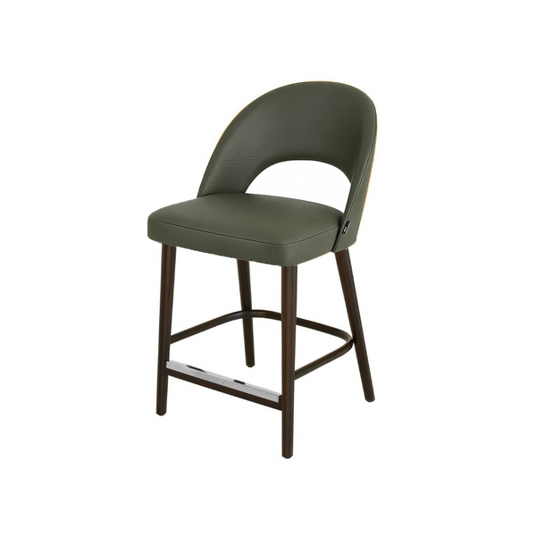 Scaun bar piele VERDE | model EXPRES