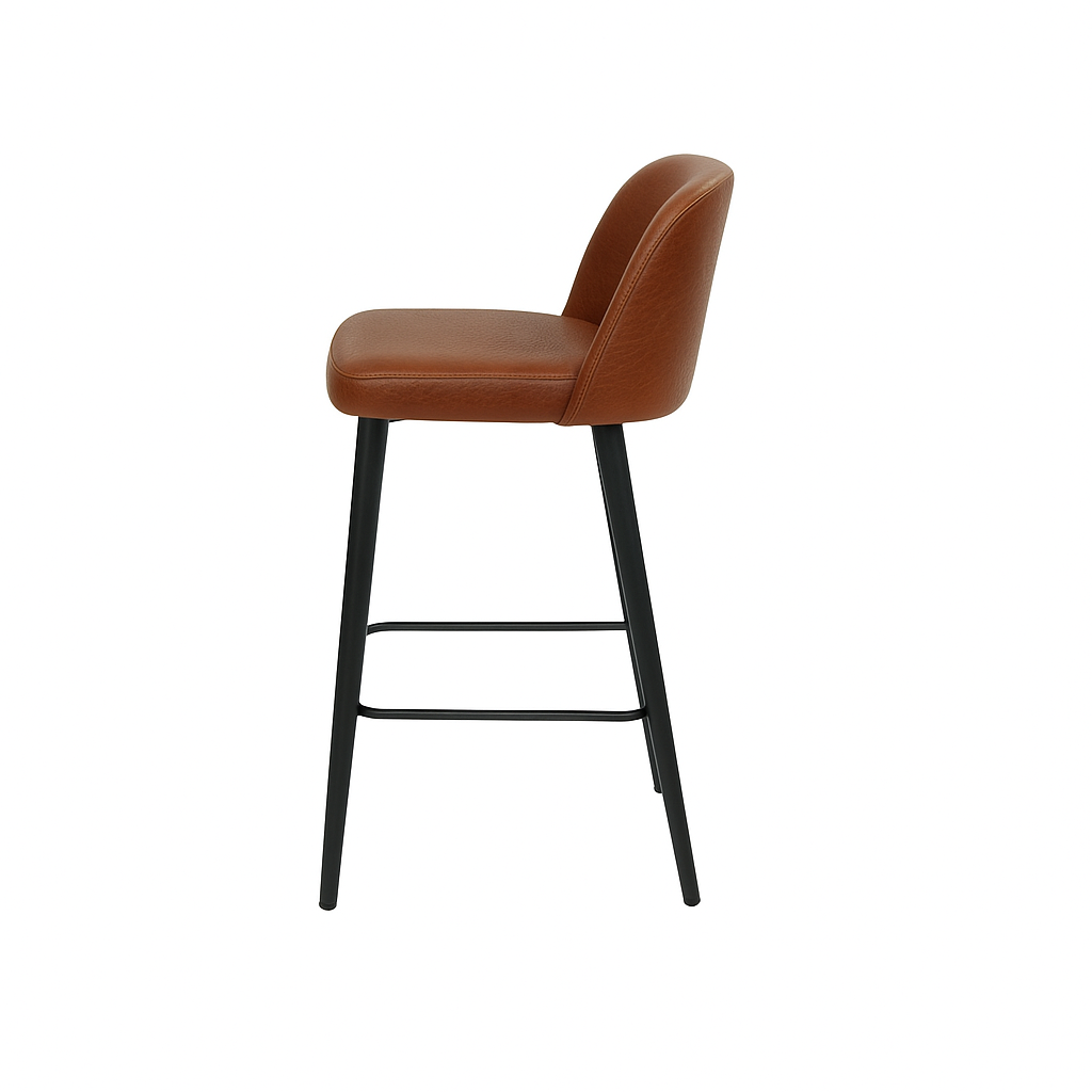 Scaun bar piele BEJ | model IVA