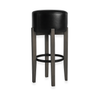 Scaun bar piele NEAGRA| model MERI