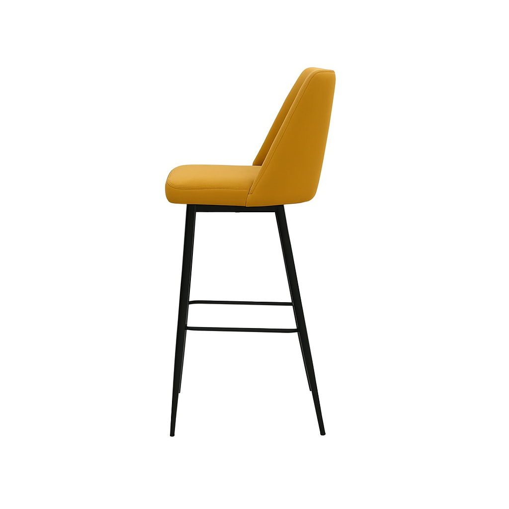 Scaun bar piele BEJ | model SOLO