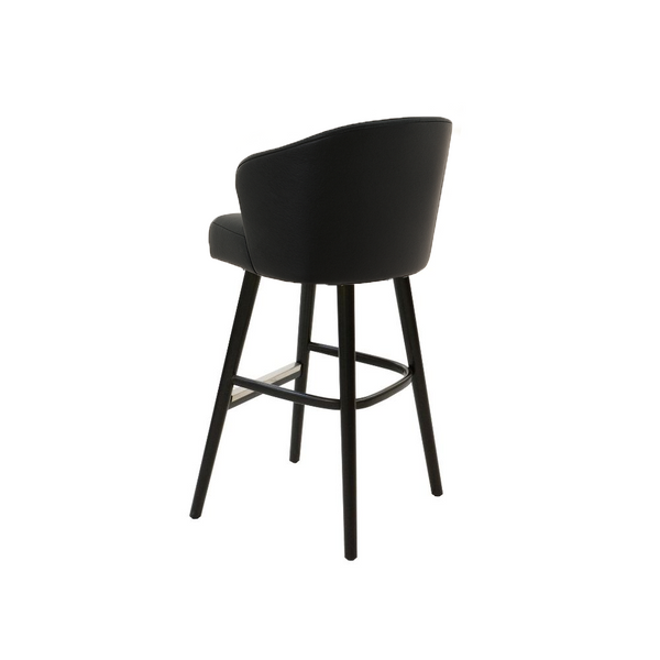 Scaun bar piele naturala BEJ | model BRUNO