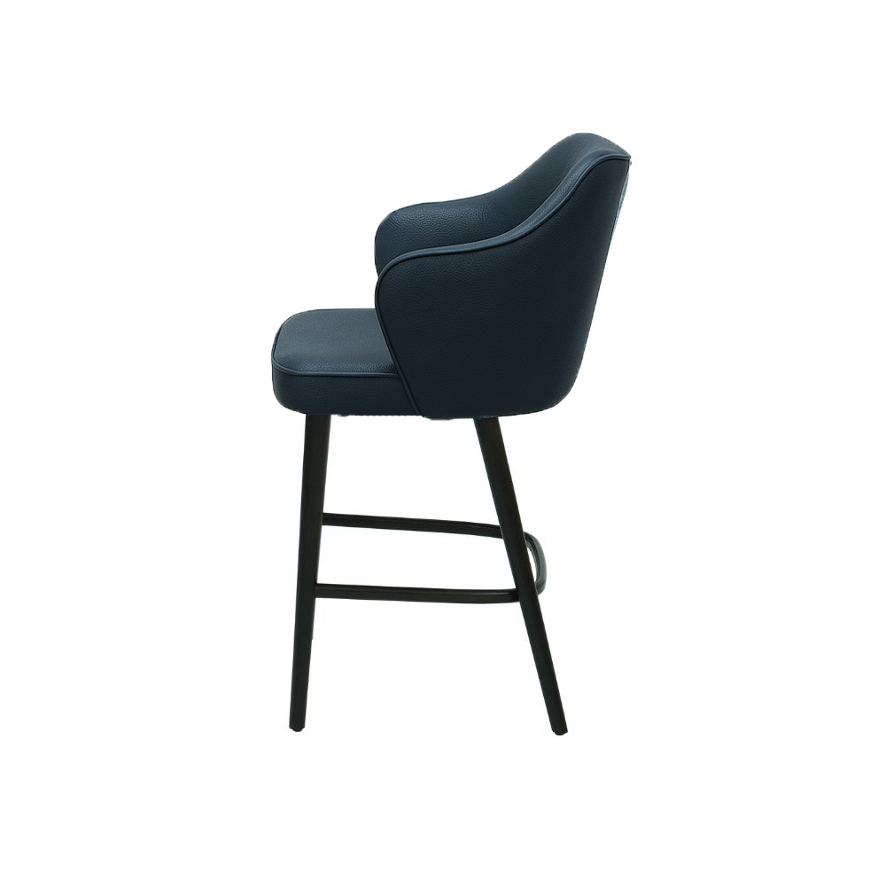 Scaun bar piele naturala BEJ | model ZEUS