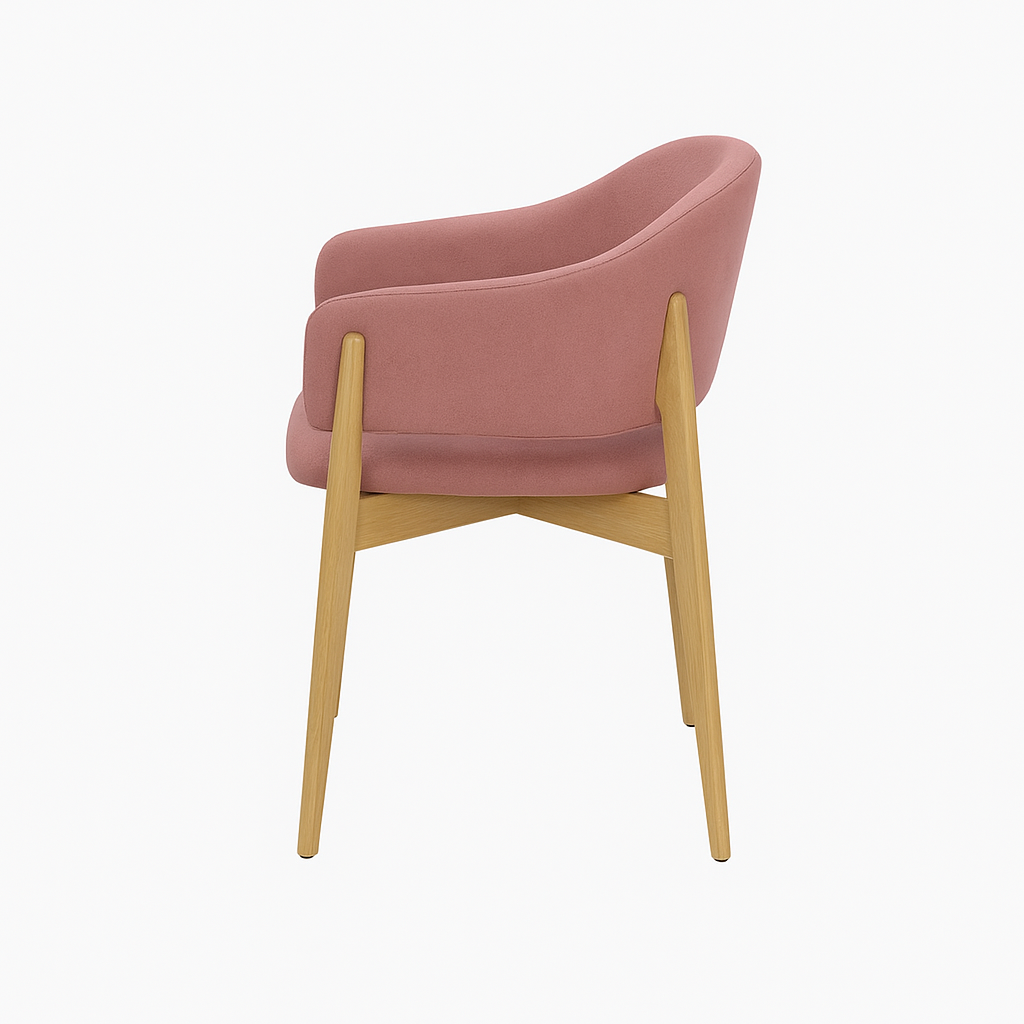 Scaun catifea ALBASTRA | model ALMA