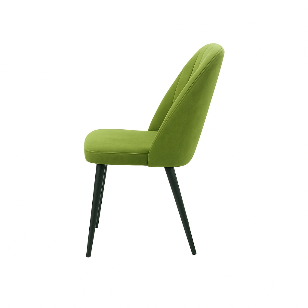 Scaun catifea GALBENA | model CREA