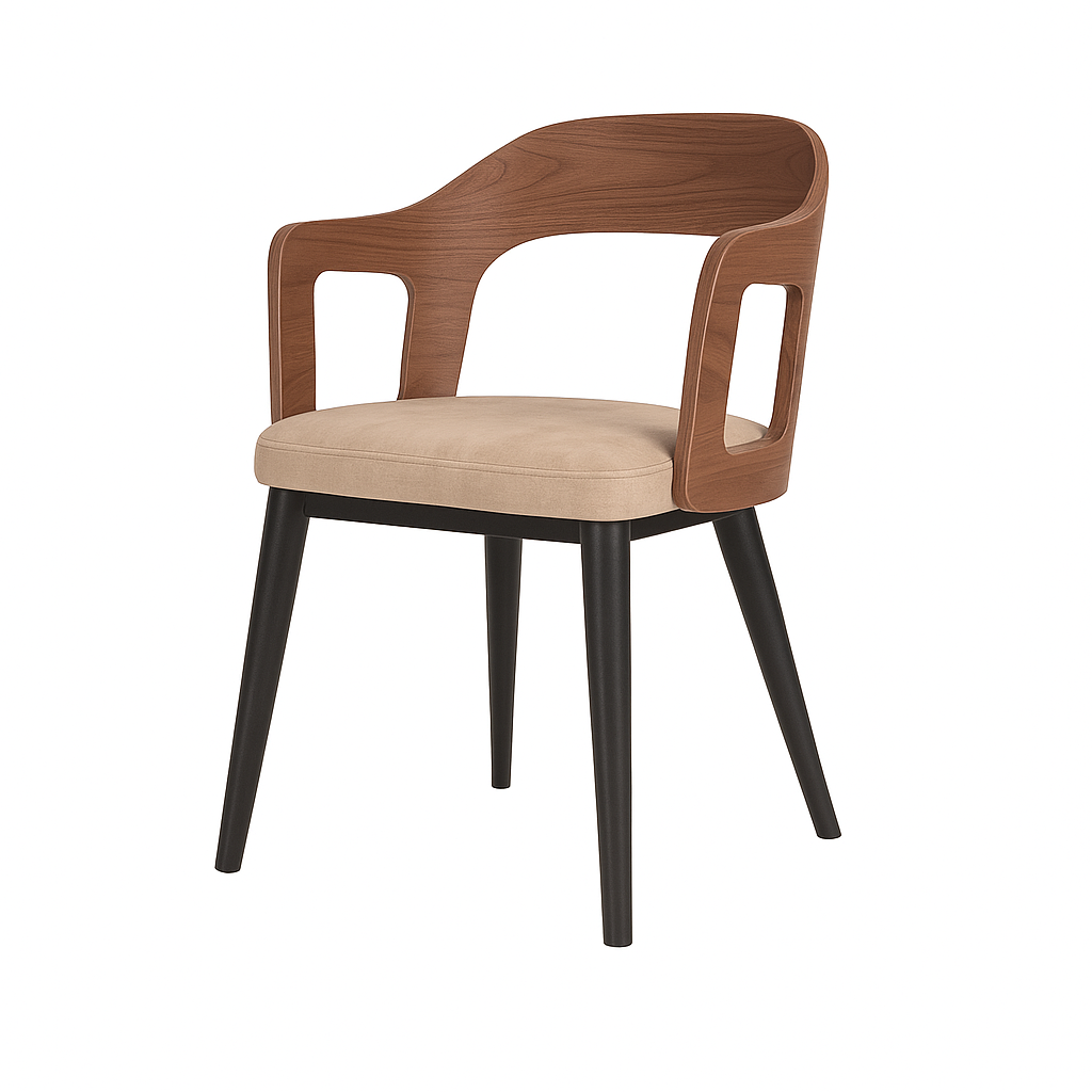 Scaun catifea GRI | model MOZI