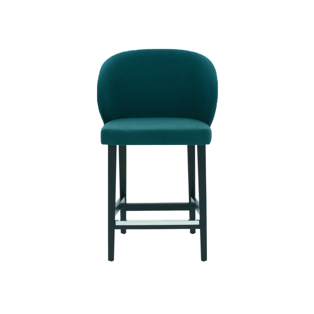 Scaun de bar catifea BEJ | model CAPRICE