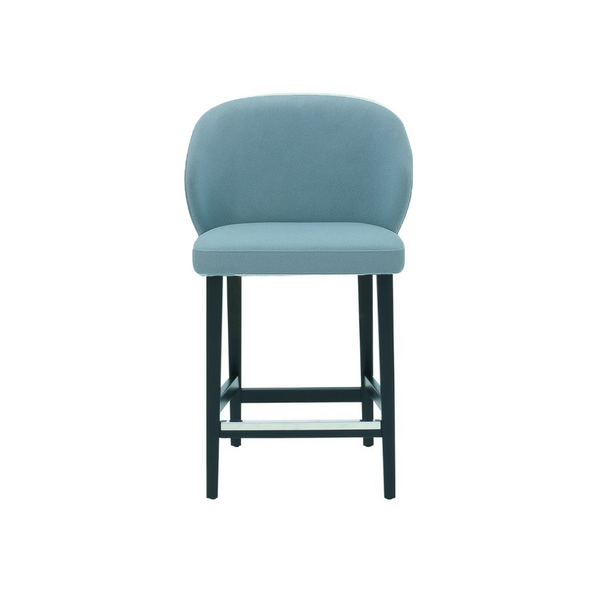 Scaun de bar catifea BEJ | model CAPRICE