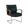 Scaun ergonomic piele NEAGRA | model BIG STAR V