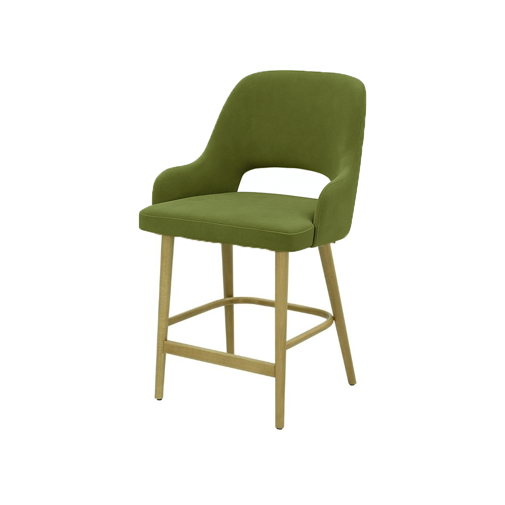 Scaun insula catifea BEJ | model HUGO