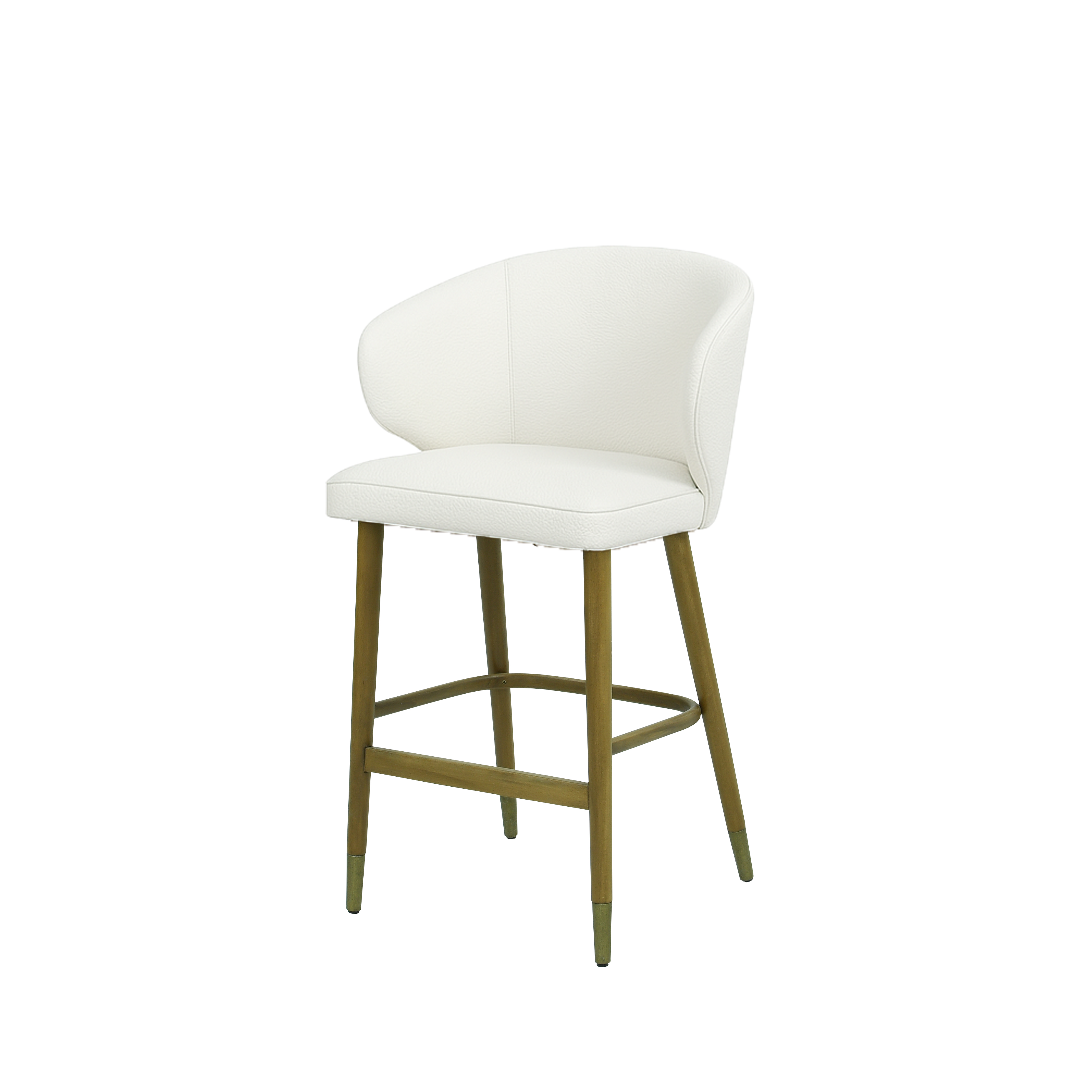 Scaun insula piele naturala BEJ | model CAPRICE