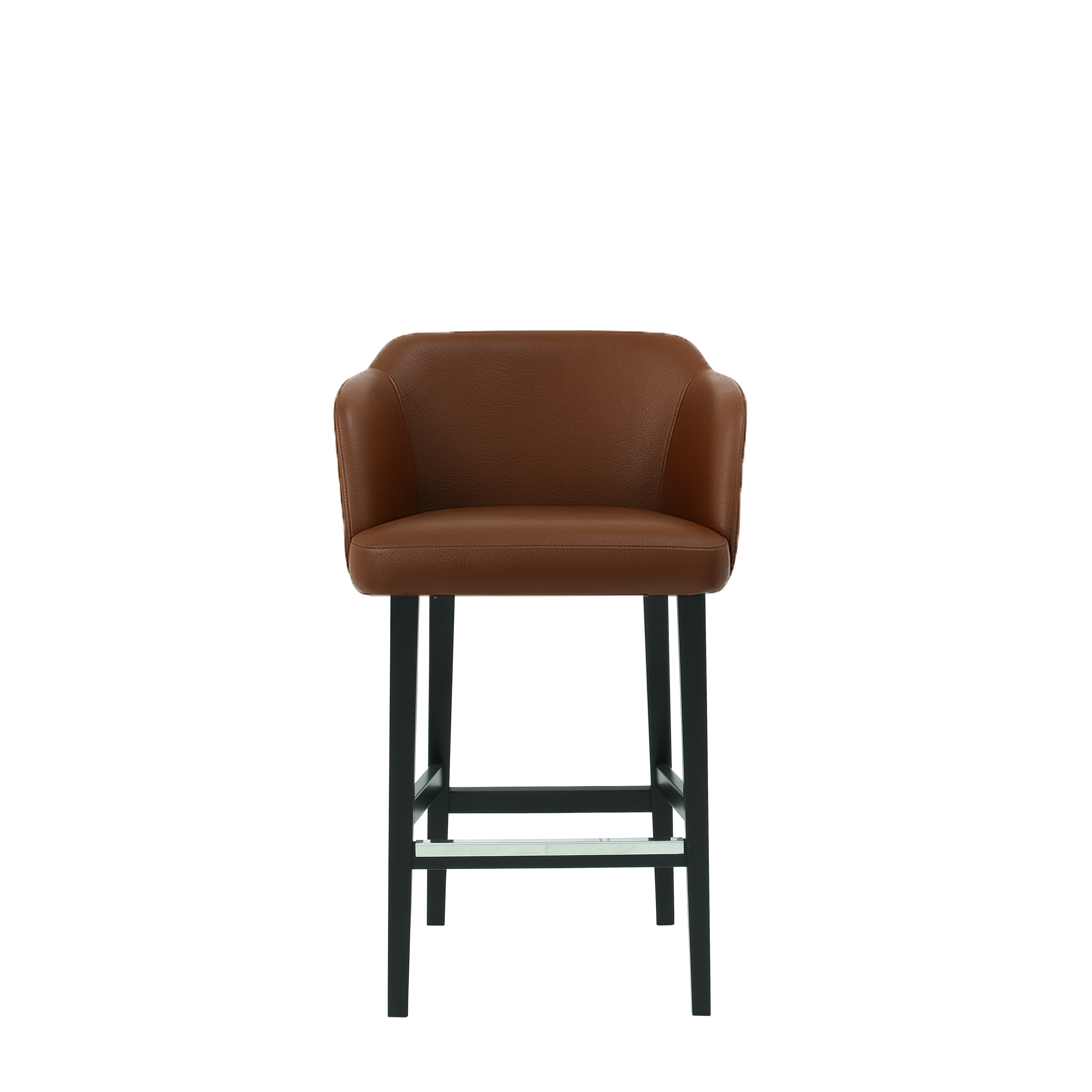 Scaun insula piele naturala BEJ | model CROCO