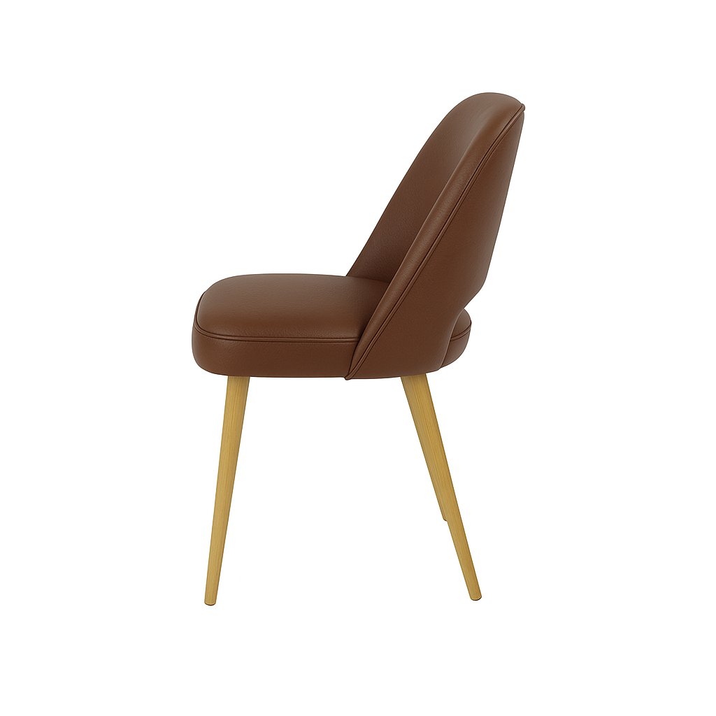 Scaun piele VERDE | model HUGO