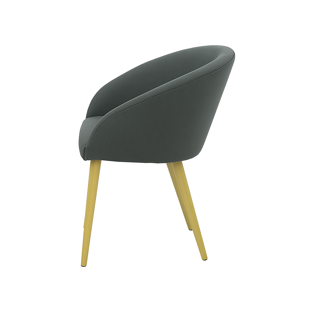 Scaun piele GALBENA | model IBIS