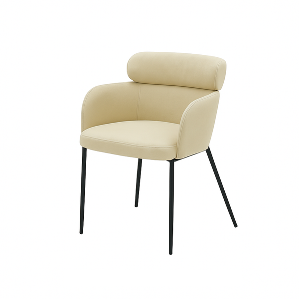 Scaun piele BEJ | model LENY