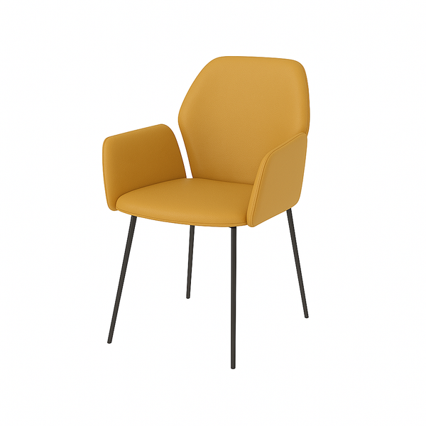 Scaun piele GALBENA | model PETRA