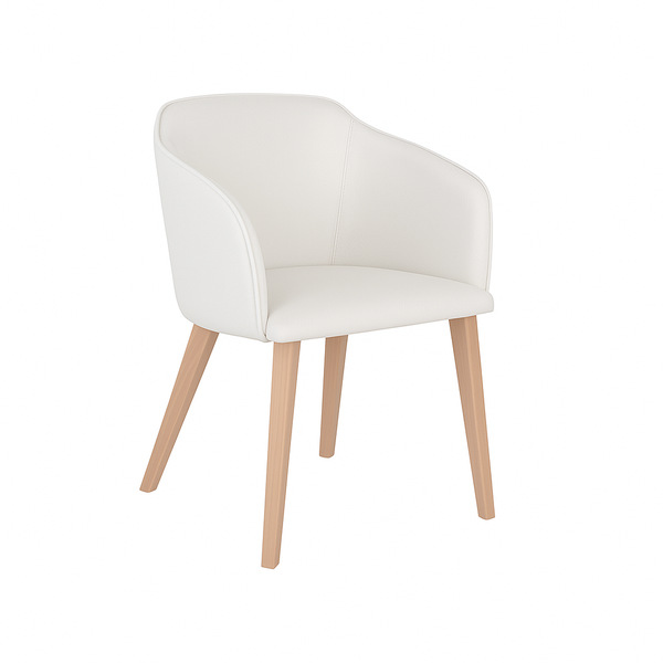 Scaun piele ALBA | model CROCO