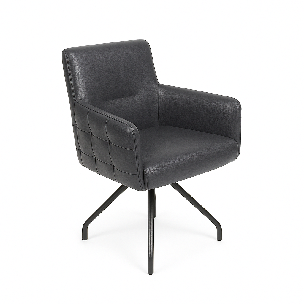 Scaun piele GRI | model GIULIA S