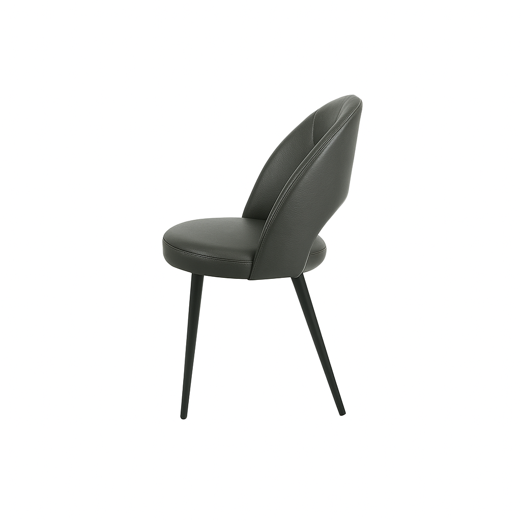 Scaun piele GALBENA | model RON