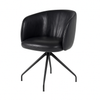 Scaun piele NEAGRA | model ZURLI